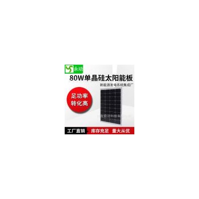 80W單晶硅電池組件