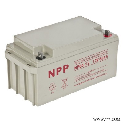 NPP 耐普蓄電池 NP12-65 太陽能免維護(hù)蓄電池 12V65AH UPS電源