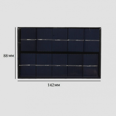 2W 5V太陽能電池板 太陽能充電板 DIY 太陽能充電器 88X142MM