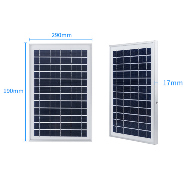 太陽能多晶光伏板6V6W便攜USB移動手機充電 戶外太陽能充電板6V3W