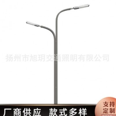 戶外LED路燈 室外照明燈具小區5/6/8米雙臂LED路燈桿批發量大從優