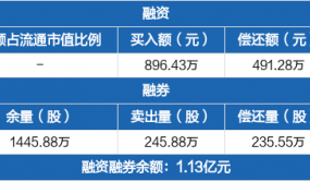 新能源：融資凈買入405.15萬元，融資余額9877.44萬元（12-20）